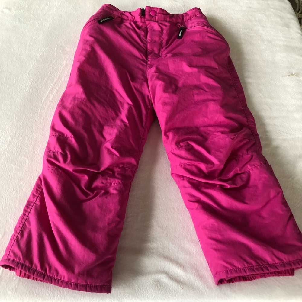 Company Kids Ski Pants Girls SZ 8 Fuchsia Snow